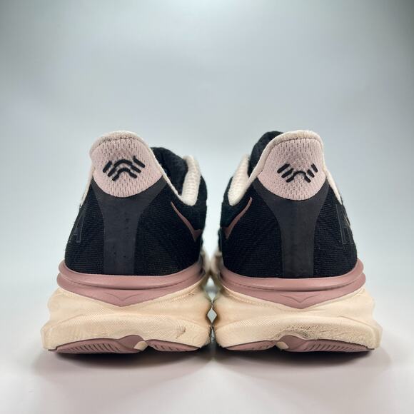 Hoka One One Clifton 9 Black Pink Running Shoes 1127896 ONQ Women’s Size 8.5B - Picture 5 of 11